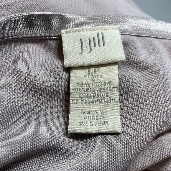 J.Jill 3 Piece Set Monochrome Gray Cardigan XL Pants L Skirt LP Silky Soft - Picture 12 of 14